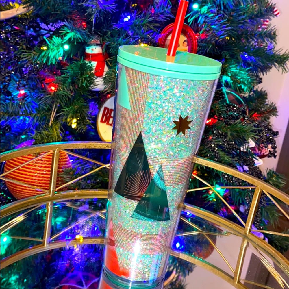 Starbucks Holiday Glitter Christmas Tree Cold Cup - Picture 3 of 6